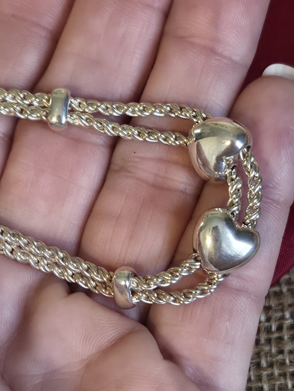 Authentic Tiffany & Co Sliding Hearts Necklace - Picture 11 of 16